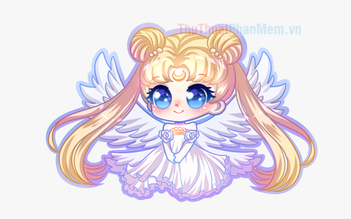 Hình ảnh Thủy Thủ Mặt Trăng chibi cute đẹp nhất