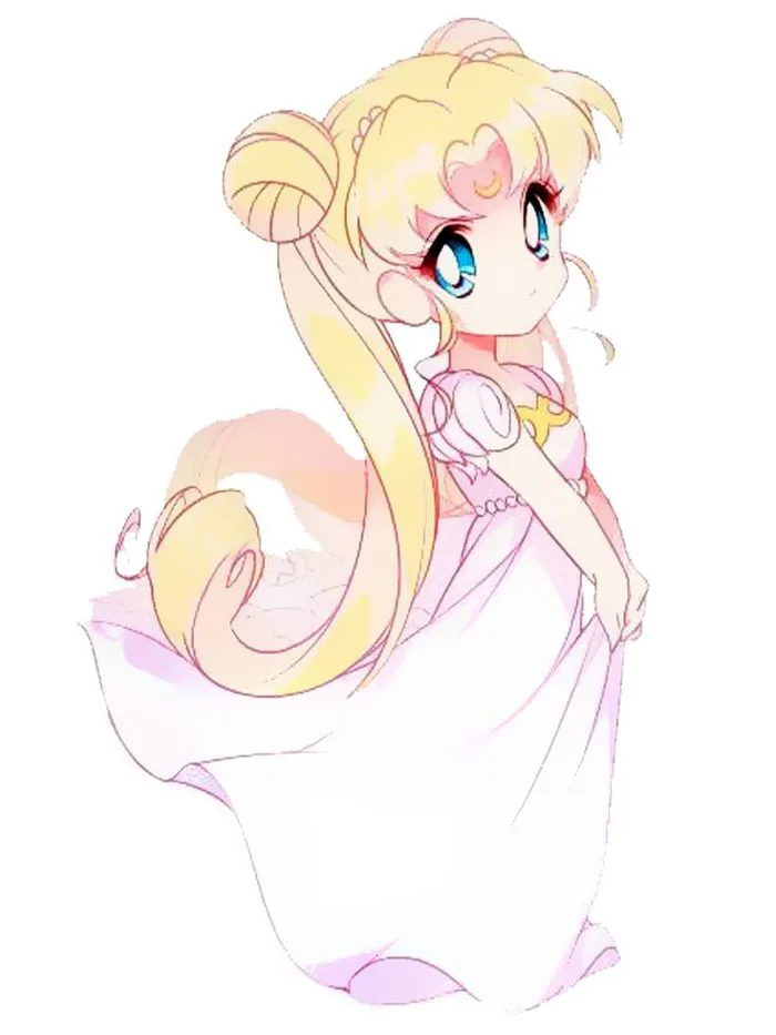 Hình ảnh Thủy Thủ Mặt Trăng chibi cute đẹp nhất