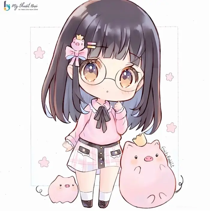 Tuyển Tập Ảnh Anime Chibi Cute Nữ: Thế Giới Dễ Thương Không Giới Hạn