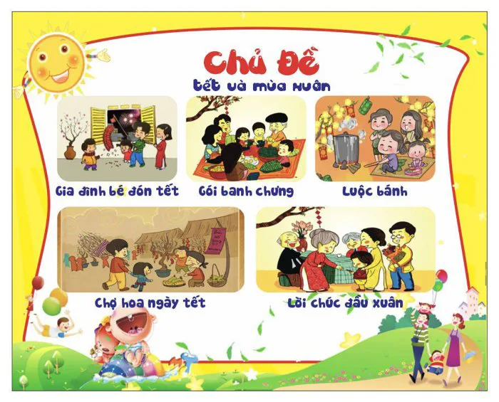 11233 tranh mầm non chủ đề tết và mùa xuân file corel x7 - Chia sẻ & cung  cấp file thiết kế quảng cáo, đồ họa vector, file in ấn chất lượng.