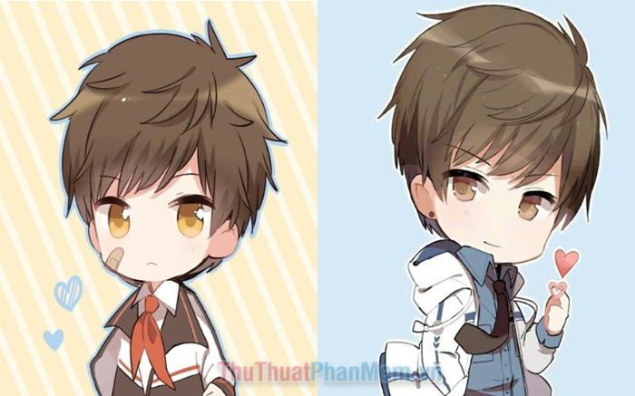 Bức tranh đẹp nhất của chàng trai chibi anime