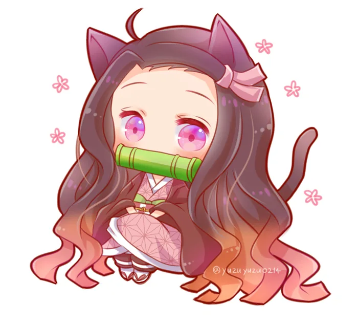 neko chibi nezuko : r/DemonSlayerAnime