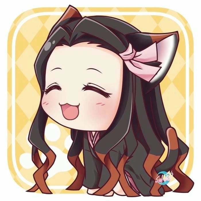 Bộ sưu tập hình ảnh Nezuko chibi cực dễ thương đáng yêu
