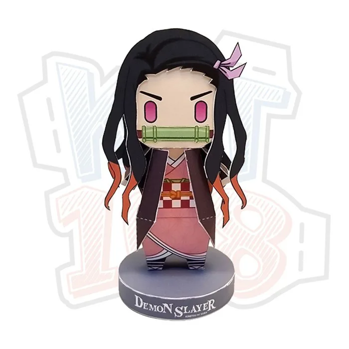 Mô hình giấy Anime Chibi Nezuko Kamado - Demon Slayer (Kimetsu no Yaiba) |  Lazada Việt Nam