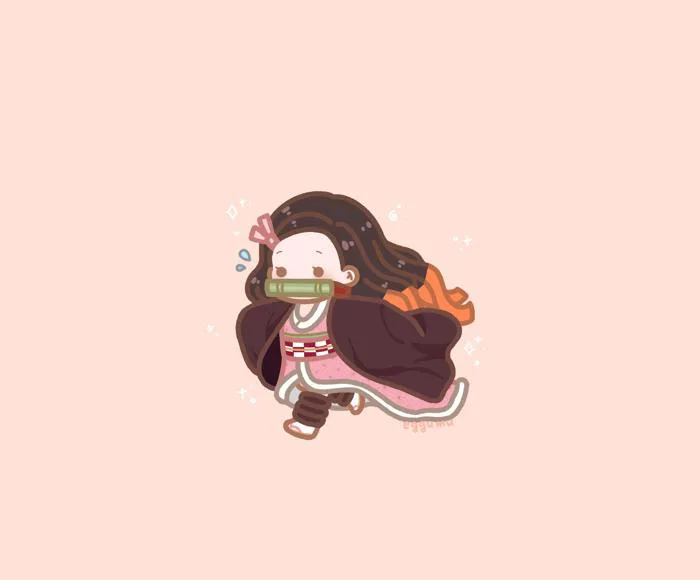 Nezuko tí hon đang chạy - do mình vẽ! : r/KimetsuNoYaiba