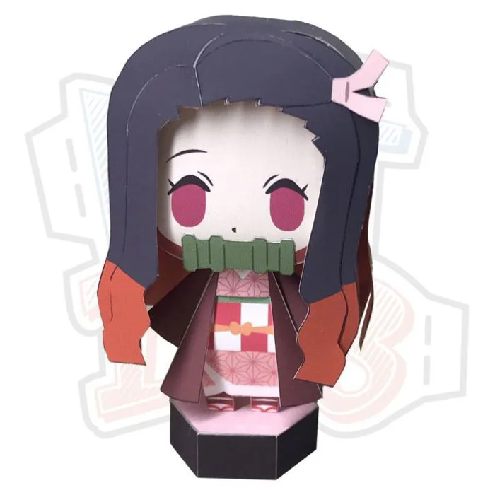 Mô hình giấy Anime Chibi Nezuko Kamado - Demon Slayer (Kimetsu no Yaiba) +  kit mô hình hộp trang trí | Lazada Việt Nam