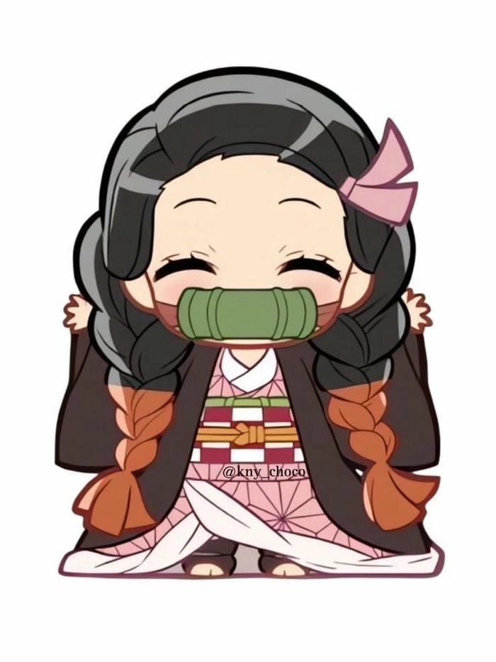 Bộ sưu tập hình ảnh Nezuko chibi cực dễ thương đáng yêu