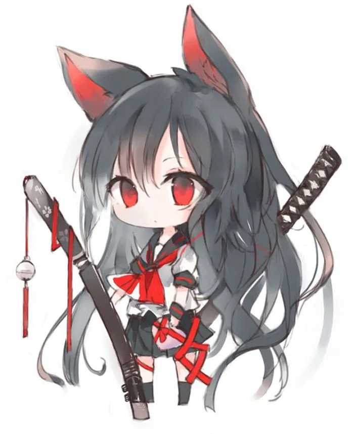 mọi người ơi cho mình hình nữ chibi ngầu với