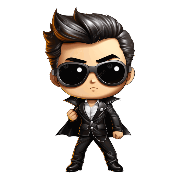 Hình ảnh Nhân Vật Chibi Ngầu Trong Bộ Trang Phục Da Màu đen PNG , Cậu Bé  Chibi, Bộ đồ Trang Trọng, Mũ đen PNG trong suốt và Vector để tải xuống