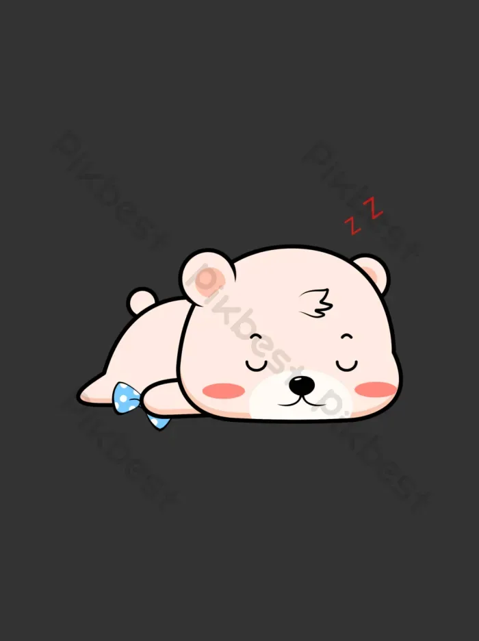 Tải miễn phí Thiết Kế Hình ảnh Hoạt Hình Dễ Thương Gấu Buồn Ngủ Công cụ đồ  họa | AI chuyên nghiệp - Pikbest