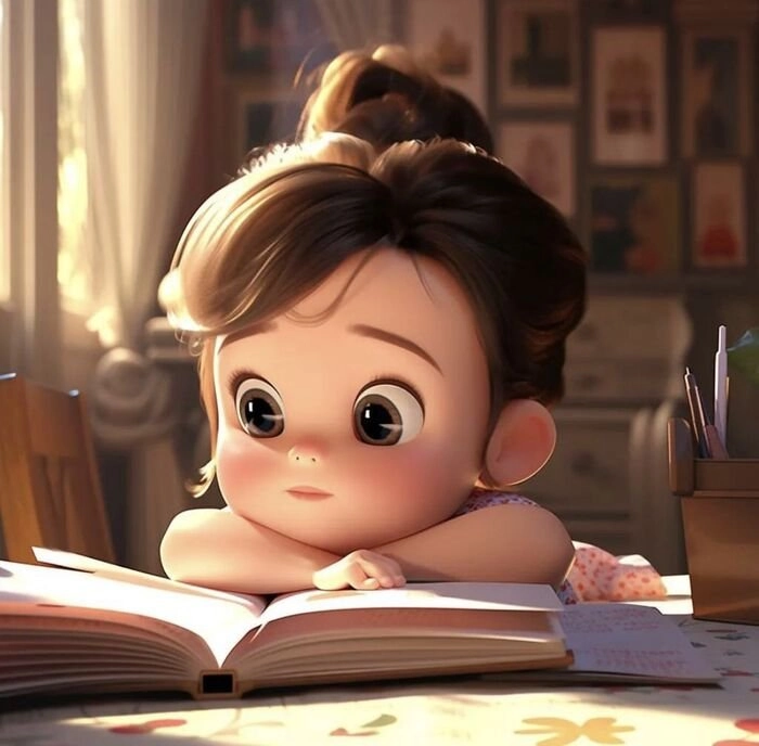 Ảnh chibi nữ học sinh dễ thương khiến mọi người mê mẩn