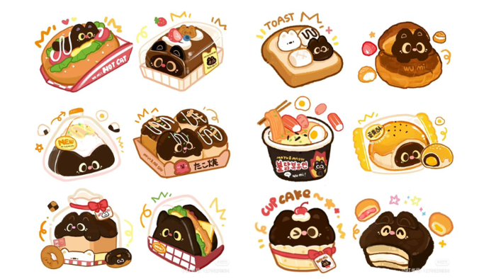 Khám phá thế giới hình đồ ăn chibi cute Khám phá thế giới hình đồ ăn chibi cute