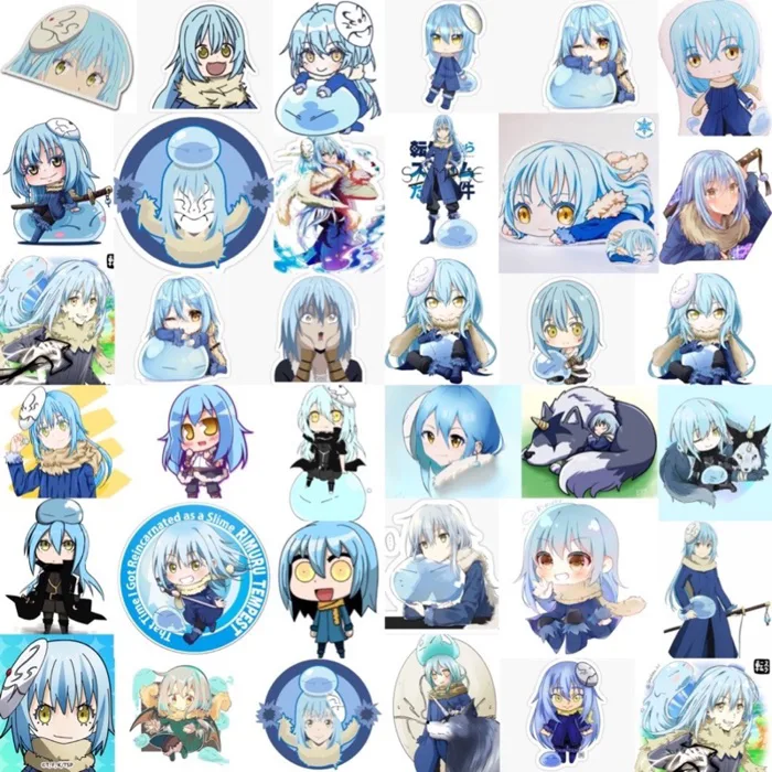 Ảnh dán Sticker Rimuru Tempest 30-60 cái ép lụa khác nhau /Hình dánTensei  Shitara Slime Datta ken | Shopee Việt Nam