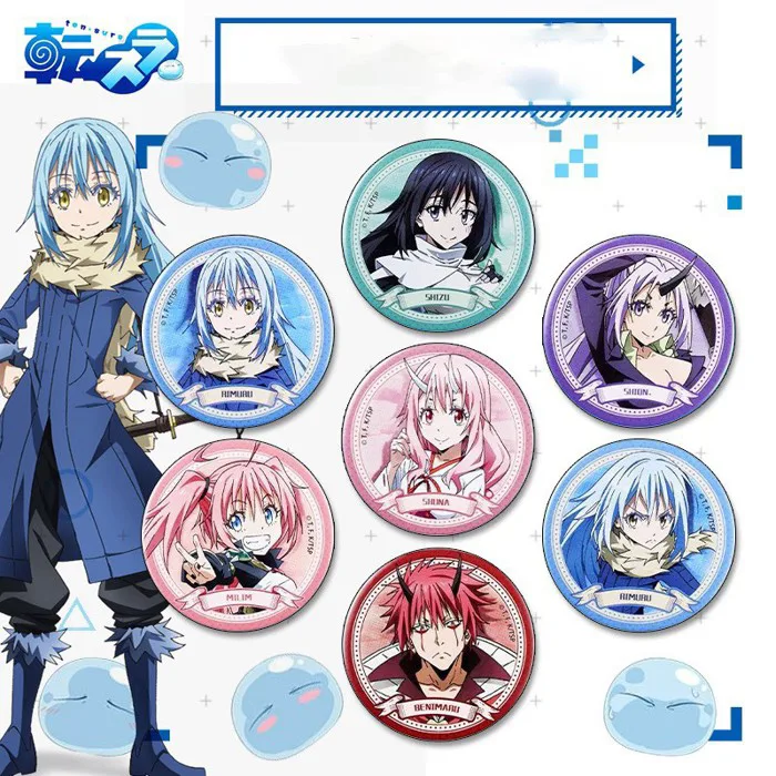 Huy hiệu cài áo IN HÌNH Tensei Shitara Slime Datta Ken Lúc đó tôi đã chuyển  sinh thành slime anime chibi tiện lợi m1 | Lazada Việt Nam