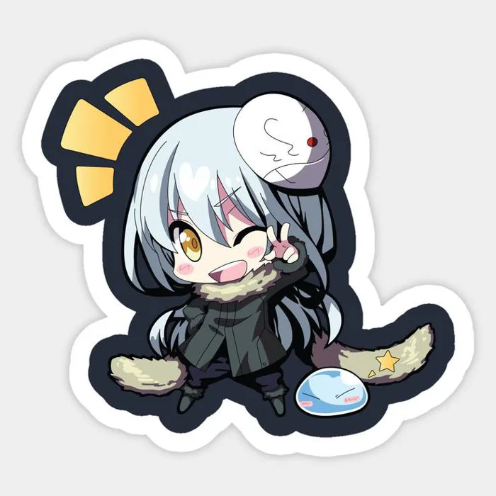 Chibi Rimuru Tempest Ver 2.0 Sticker | Rimuru-tempest | Slime stickers,  Rimuru tempest tattoo, Rimuru