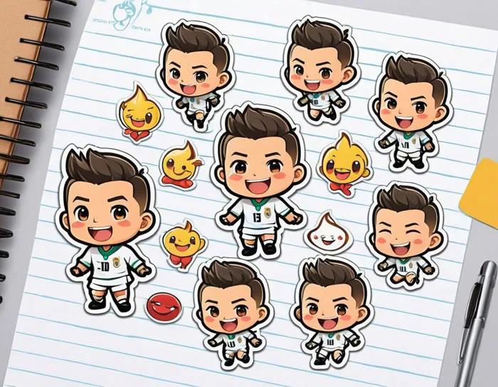 Ronaldo Chibi Laughing | Stable Diffusion Trực tuyến