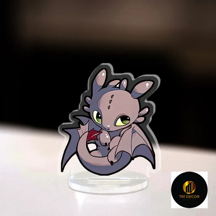 Mô hình Mini Bí kíp luyện rồng Standee Chibi How to Train Your Dragon  Hiccup răng sún bộ sưu tập rồng 3,5cm | Shopee Việt Nam