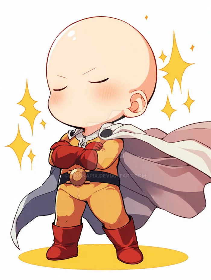 chibi Saitama by yiksnapix on DeviantArt