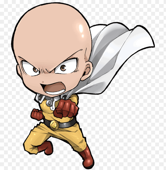 Chibi Angry Saitama Of One Punch Man png - Download Free at Gpng.Net