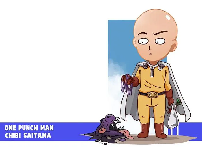 Saitama chibi - one punch man by Taha Yeasin on Dribbble