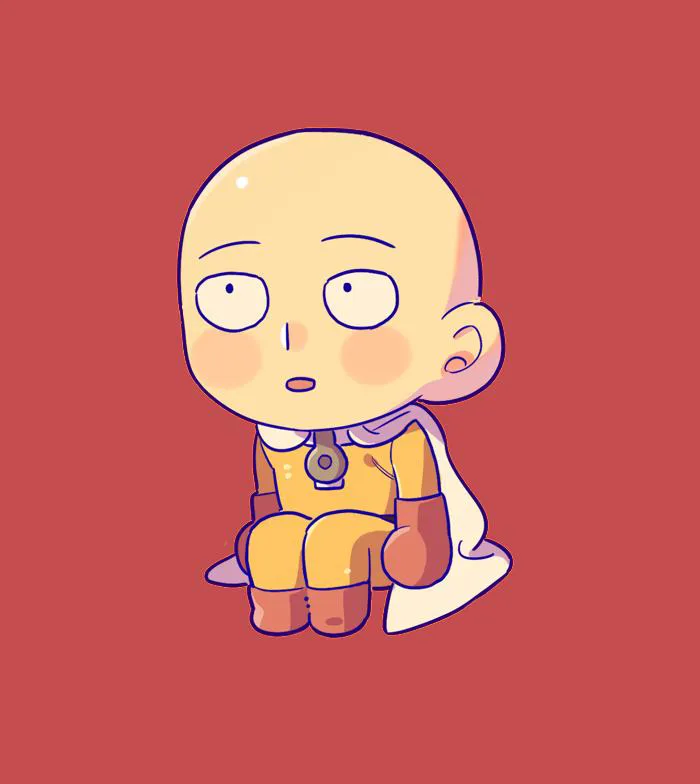 Hình dán Saitama dễ thương : r/OnePunchMan
