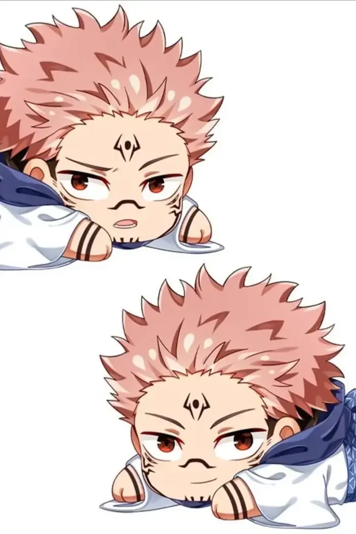 Ảnh Sukuna chibi siêu dễ thương cho fan Jujutsu Kaisen
