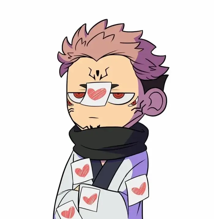 Bộ ảnh Sukuna chibi cực ngầu dành cho fan Jujutsu Kaisen
