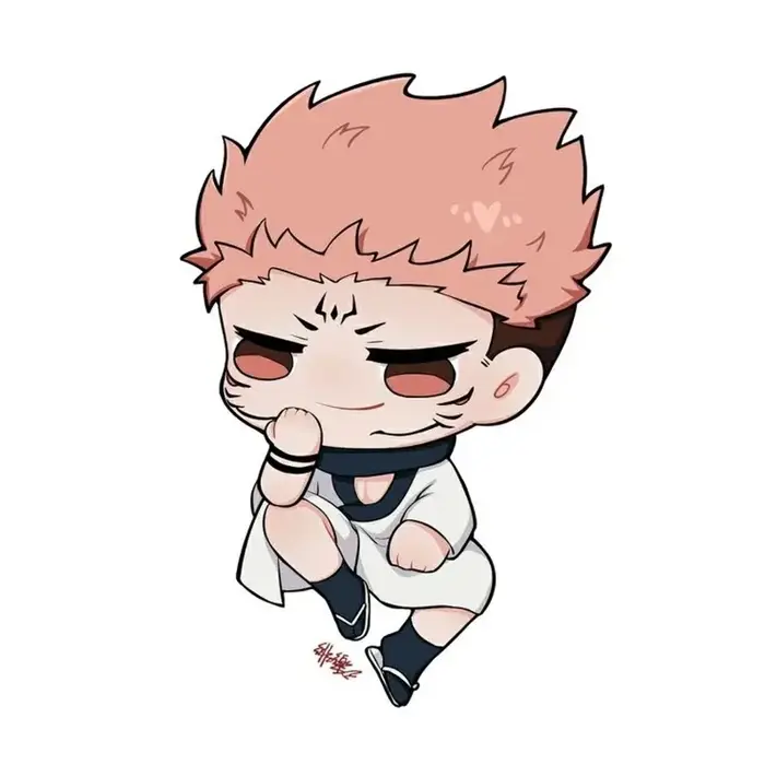 Bộ ảnh Sukuna chibi cực ngầu dành cho fan Jujutsu Kaisen