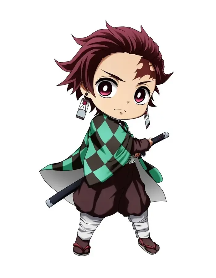 Ảnh Tanjiro chibi cực dễ thương cho các tín đồ Demon Slayer