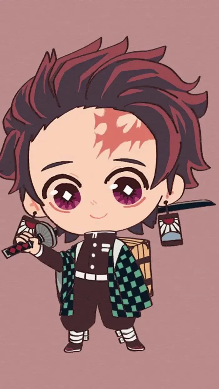 Ảnh Tanjiro chibi cực dễ thương cho các tín đồ Demon Slayer