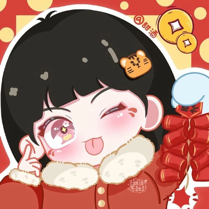 Tuyển tập ảnh chibi Tết đẹp độc lạ bạn không nên bỏ lỡ