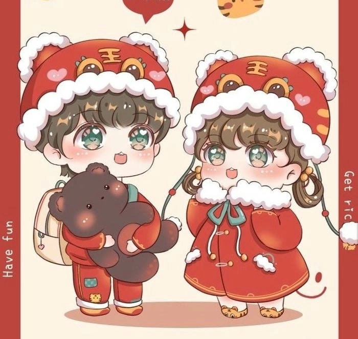 Tuyển tập ảnh chibi Tết đẹp độc lạ bạn không nên bỏ lỡ