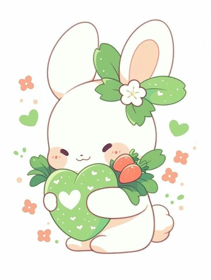 Chiêm ngưỡng bộ ảnh thỏ cute chibi dễ thương khiến ai cũng mê