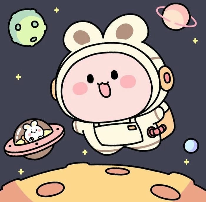 Ngắm nhìn loạt ảnh thỏ cute chibi siêu dễ thương cực chill