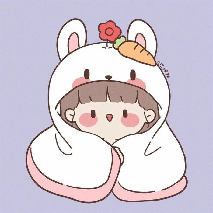 Ngắm nhìn loạt ảnh thỏ cute chibi siêu dễ thương cực chill