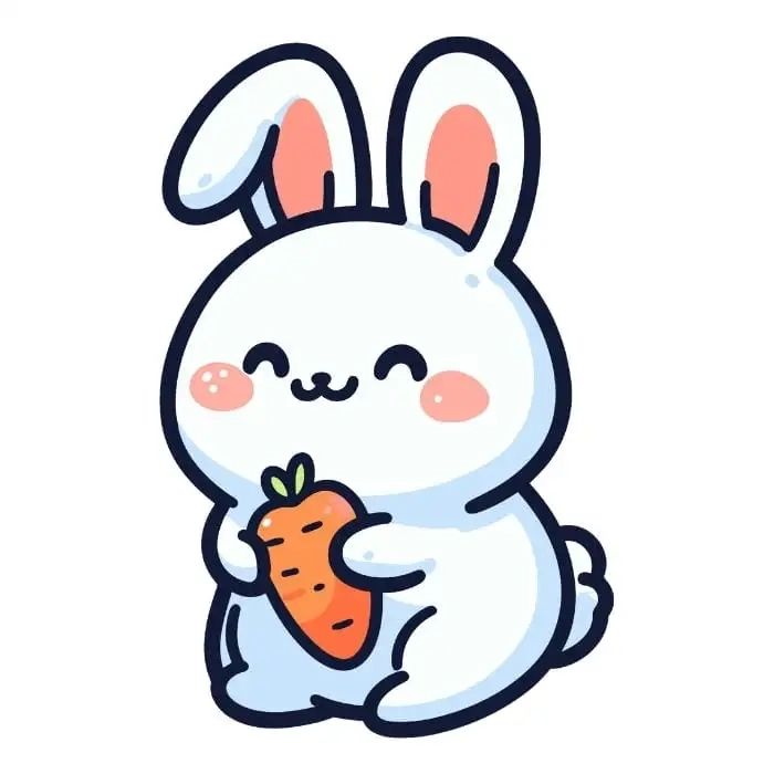 Bộ ảnh con thỏ chibi dễ thương khiến ai nhìn cũng mê