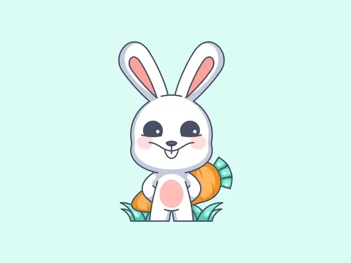 Khám phá bộ sưu tập ảnh thỏ cute chibi cực chất và lạ
