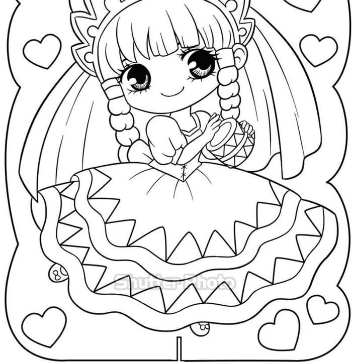 Tổng hợp tranh tô màu chibi cute không thể bỏ qua Update 2026