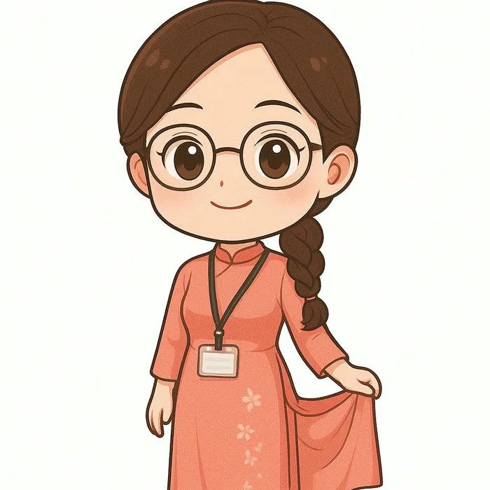 161+ Ảnh chibi cô giáo mặc áo dài cute dễ vẽ