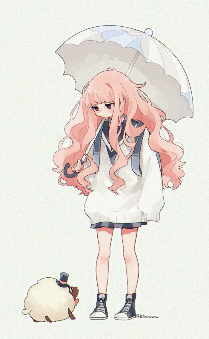 46 Anime cute tóc dài ý tưởng | nghệ thuật anime, nghệ thuật truyền cảm hứng, minh họa manga
