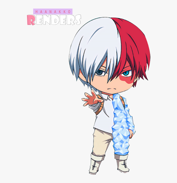 Render Shoto Todoroki - Todoroki Chibi Png, Transparent Png - kindpng
