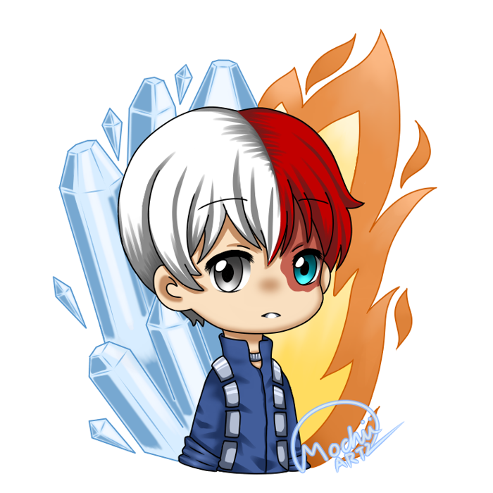 Chibi Todoroki mochii.artz - Illustrations ART street