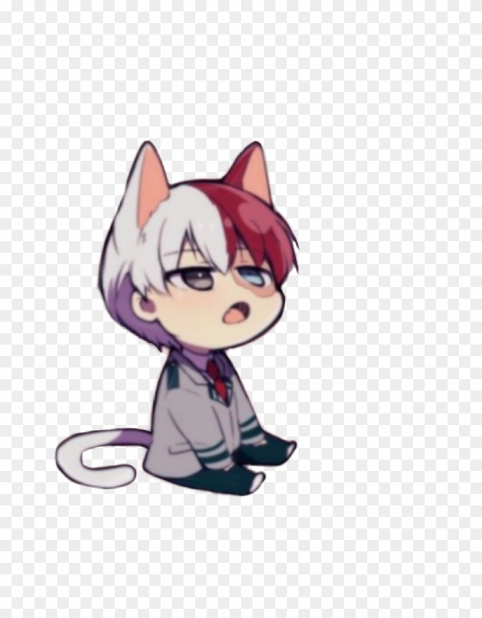 Todoroki Sticker - Cute Chibi Todoroki, HD Png Download -  1024x1264(#5923810) - PngFind