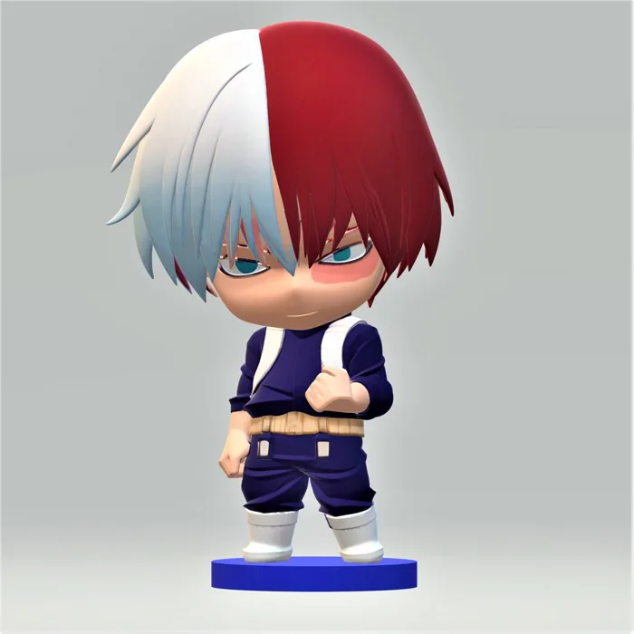 💬 Todoroki Chibi from My Hero Academia・ STL File for 3D printing・Cults