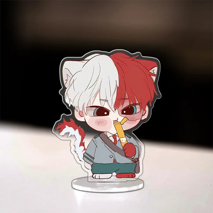 Mô hình My Hero Academia standee chibi nhân vật Deku Bakugo Shoto trang trí  góc học tập giá sách để truyện tranh