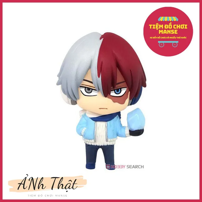 Mô Hình Anime Chibi Học viện siêu anh hùng My Hero Academia Bakugo Katsuki,  Izuku Midoriya, Todoroki Shouto