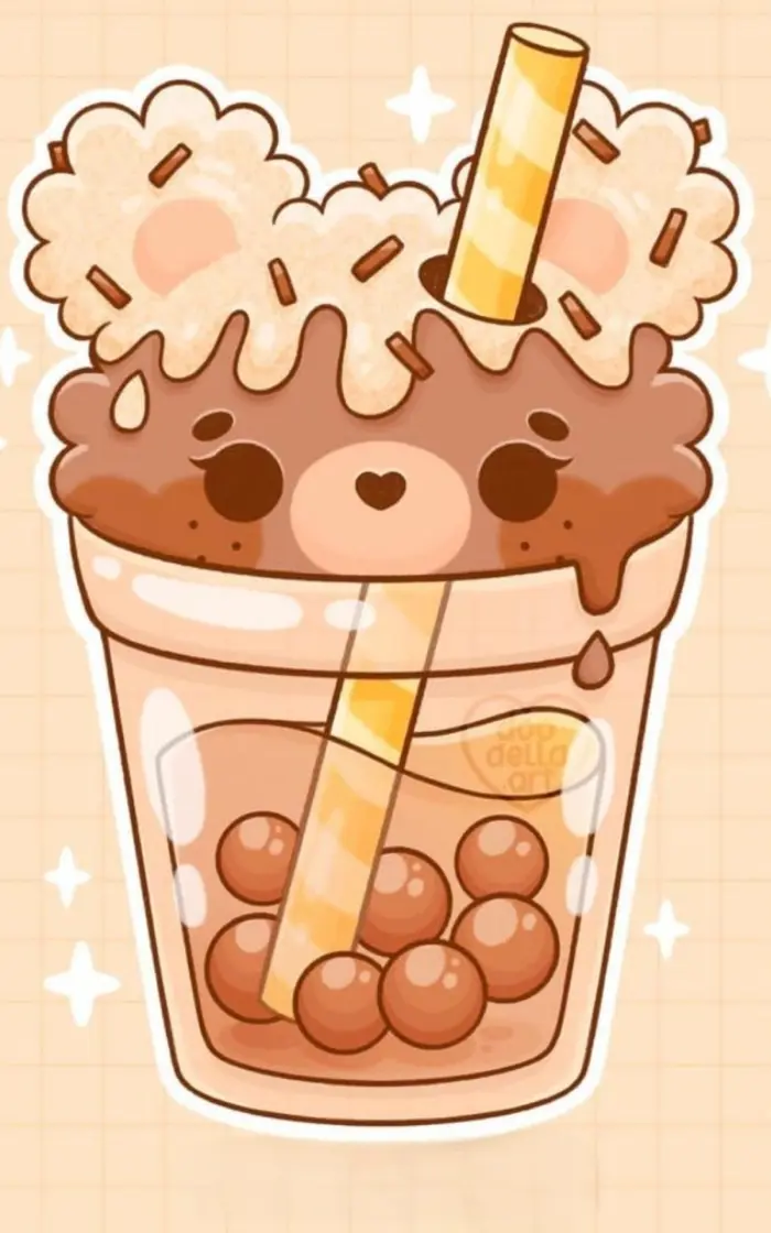 Bộ sưu tập ảnh chibi đồ uống dễ thương cho fan anime