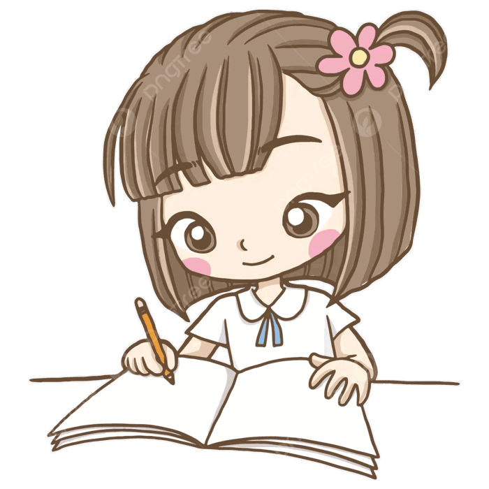 Hình ảnh Cô Gái Viết Sách Hoạt Hình Kawaii Anime Dễ Thương Minh Họa Clip Nghệ Thuật Nhân Vật Chibi Manga Truyện Tranh Vector PNG , Clipart Sách, Clipart Viết, Clipart Nghệ