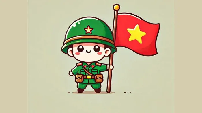 99+ Bức vẽ chibi bộ đội Việt Nam dễ thương và hài hước