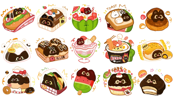 Khám phá thế giới hình đồ ăn chibi cute